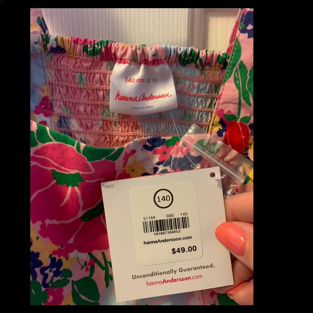 Hanna Andersson girls floral dress